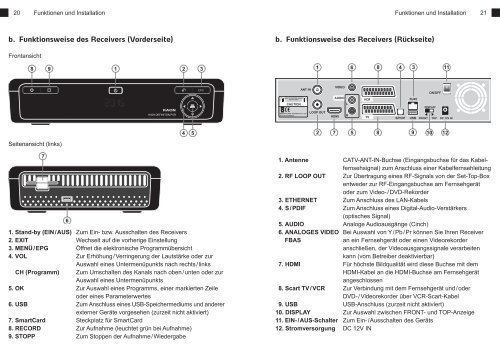 Benutzerhandbuch HD Festplatten-Recorder - MDCC
