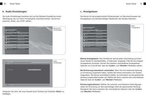 Benutzerhandbuch HD Festplatten-Recorder - MDCC