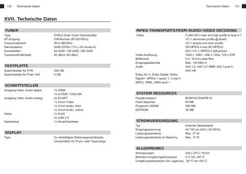 Benutzerhandbuch HD Festplatten-Recorder - MDCC