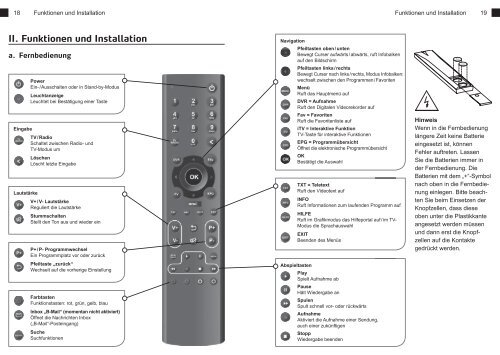 Benutzerhandbuch HD Festplatten-Recorder - MDCC