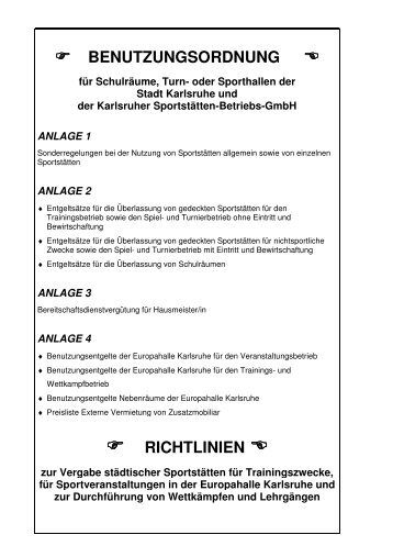 benutzungsordnung - Karlsruher Messe- und Kongress-GmbH