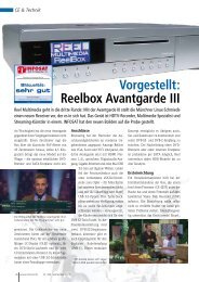 Vorgestellt: Reelbox Avantgarde III - Reel Multimedia