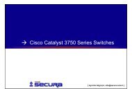 Cisco Catalyst 3750 Series Switches, TEPUM Secura