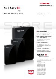 External Hard Disk Drive - Toshiba
