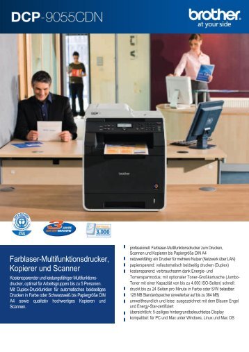 Farblaser-Multifunktionsdrucker, Kopierer und Scanner