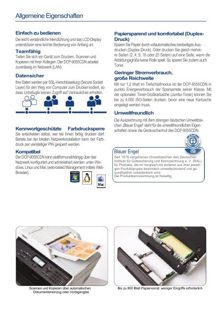 Farblaser-Multifunktionsdrucker, Kopierer und Scanner