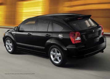 Dodge Caliber SXT in Brilliant Black Metallic; Abbildung zeigt ...