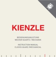 Wecker - Kienzle