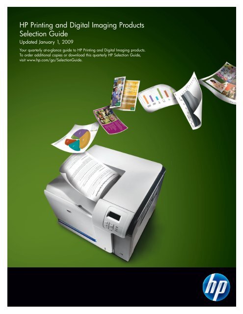 HP Printing and Digital Imaging Selection Guide (Pub