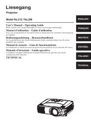 Liesegang DV 560 User Guide Manual Download - Projector