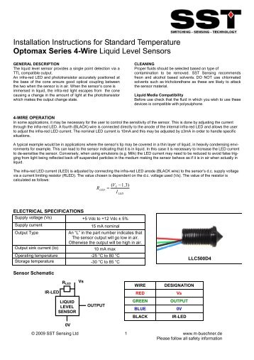 Optomax LLC Fluid Level Sensor 4 Wire Datasheet.pub - m-buechner