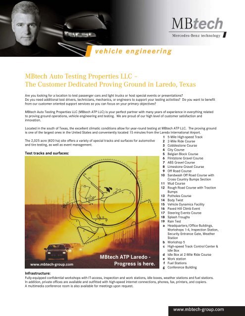 MBtech Auto Testing Properties LLC â The ... - MBtech Group