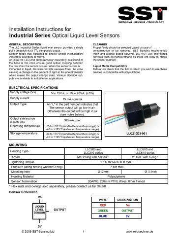 LLC Industrial Fluid Level Sensor Datasheet.pub - m-buechner