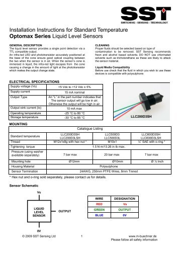 Optomax LLC Fluid Level Sensor Datasheet.pub - m-buechner