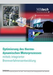 dynamischen Motorprozesses mittels integrierter ... - MBtech Group