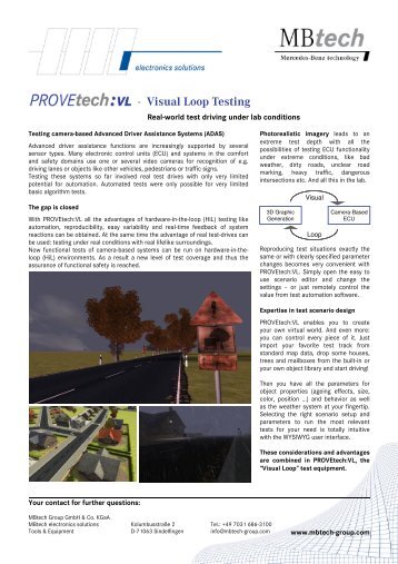 PROVEtech.VL_OnePager incl ... - MBtech Group