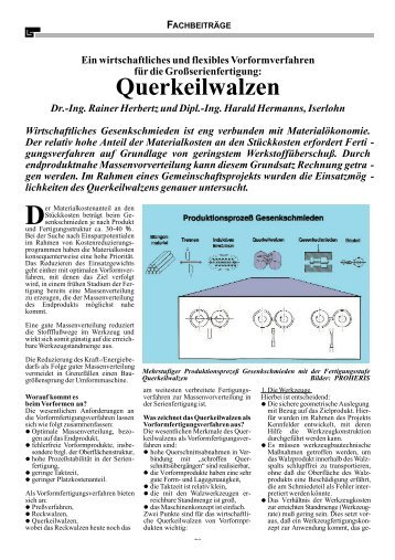 Querkeilwalzen