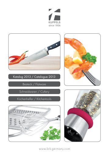 Katalog 2013 / Catalogue 2013 Besteck / Flatware ... - Kuppels