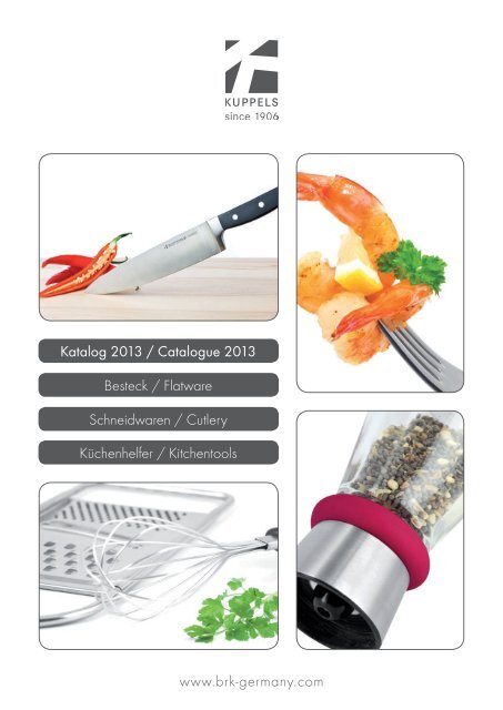 Katalog 2013 / Catalogue 2013 Besteck / Flatware ... - Kuppels