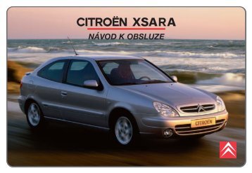 Návod k obsluze Citroën Xsara (06/2003) - (1