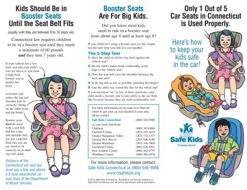 One Flyer English Connecticut Safe Kids