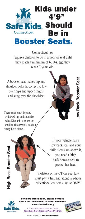 Booster Seats - Connecticut Safe Kids