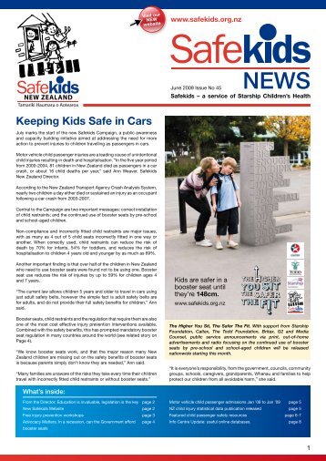 Keeping Kids Safe in Cars - Safekids