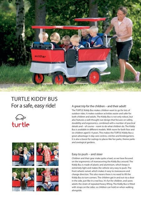 Accessories TURTlE Kiddy Bus 4-seater de luxe | Model ... - winther