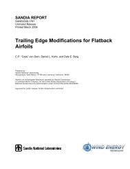 Trailing Edge Modifications for Flatback Airfoils - prod.sandia.gov ...