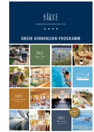UNSER KENNENLERN-PROGRAMM - Hotel Birke Kiel