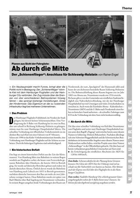 Ab durch die Mitte - derFahrgast