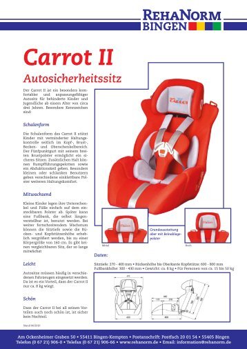 Carrot II Autosicherheitssitz - RehaNorm Bingen GmbH