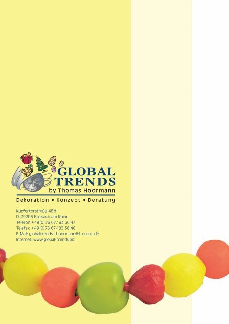 Katalog Kindergarten - Global-Trends by Thomas Hoormann