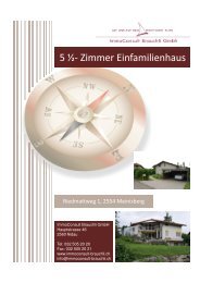 5 ½- Zimmer Einfamilienhaus - ImmoConsult Brauchli GmbH, An