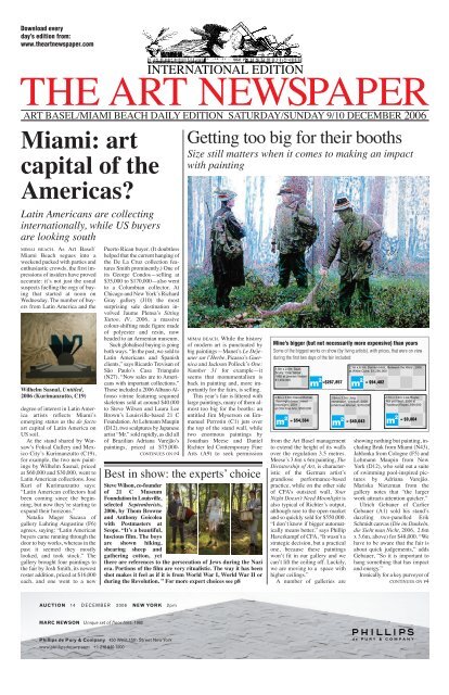 Miami: art capital of the Americas? - The Art Newspaper