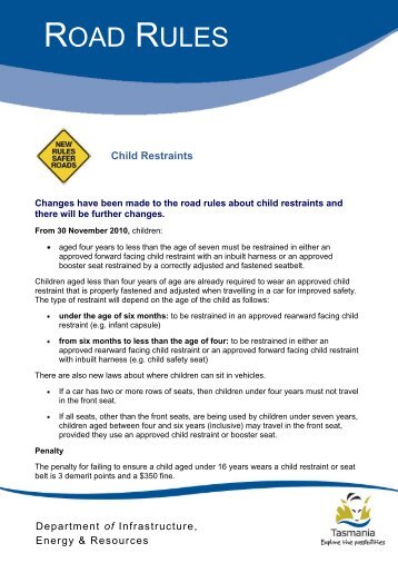 Fact Sheet - Transport Tasmania