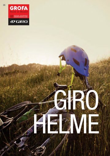 GIRO Helmets 2013 - Grofa