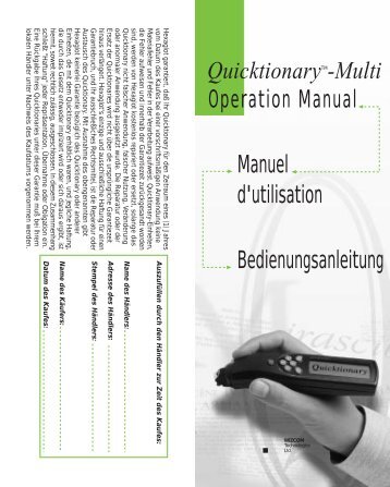 Manual Quicktionary multi.pdf - Hexaglot