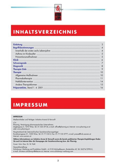 Initiative Arznei & Vernunft - Asthma & COPD im Kindes- und ...