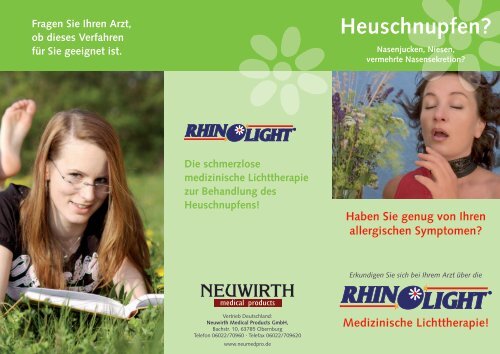 Heuschnupfen? - Neuwirth medical products