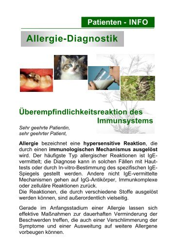 Allergie-Diagnostik - Laborzentrum Ettlingen