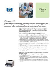 Datenblatt HP Laserjet 1150 Serie - 1a-gebrauchte-Drucker.de