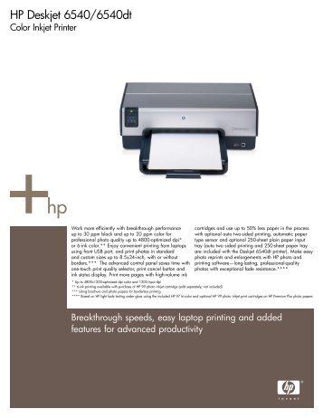 HP Deskjet 6540/6540dt