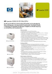 HP Laserjet P2015 Datenblatt - 1a-gebrauchte-drucker.de