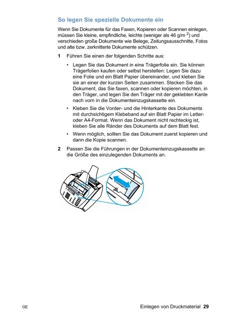 Drucker Fax Kopierer Scanner - HP