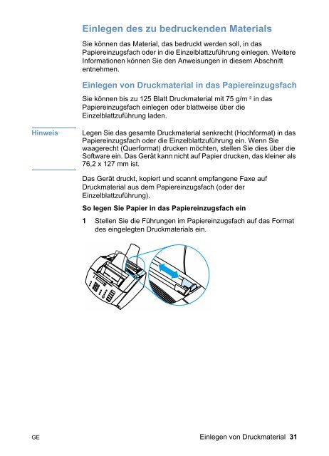 Drucker Fax Kopierer Scanner - HP