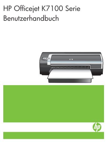 HP Officejet K7100 Serie Benutzerhandbuch