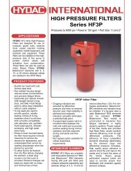 HIGH PRESSURE FILTERS Series HF3P - Airline Hydraulics