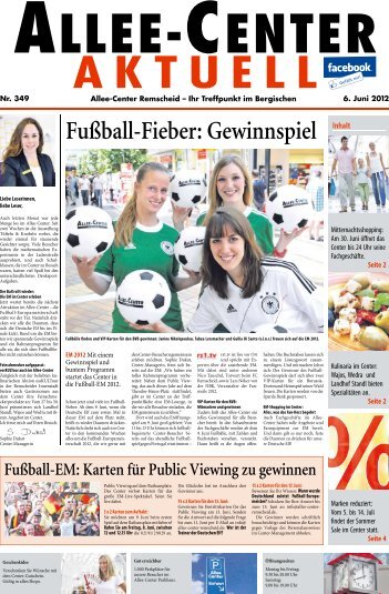 Fußball-Fieber: Gewinnspiel - Allee Center Remscheid