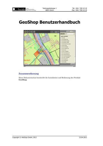 GeoShop Benutzerhandbuch - InfoGrips GmbH